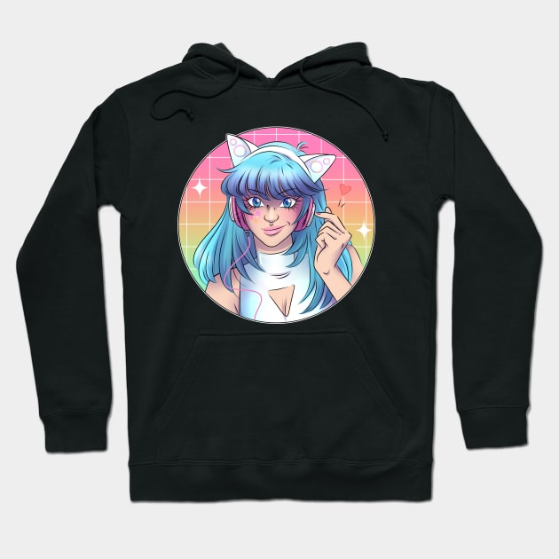 Plugged In Aesthetic Hoodie by Fizzy Vee